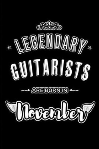 Cover of Legendary Guitarists are born in November