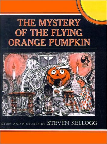 Book cover for The Mystery of the Flying Orange Pumpkin