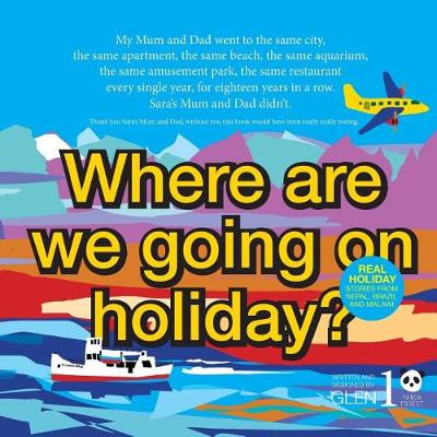 Book cover for Where are we going on holiday?