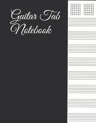 Book cover for Guitar Tab Notebook