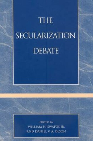 Cover of The Secularization Debate