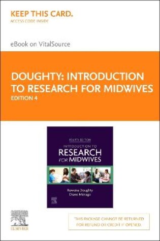 Cover of Introduction to Research for Midwives - Elsevier eBook on Vitalsource (Retail Access Card)