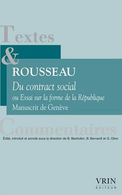 Book cover for Du Contrat Social Ou Essai Sur La Forme de la Republique