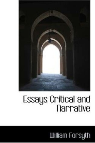 Cover of Essays Critical and Narrative