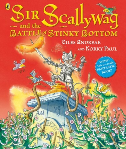 Book cover for Sir Scallywag and the Battle for Stinky Bottom