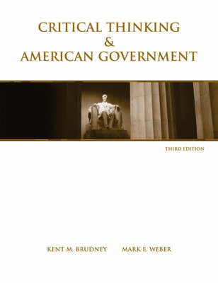 Book cover for Crit Think and Amer Gov 3e