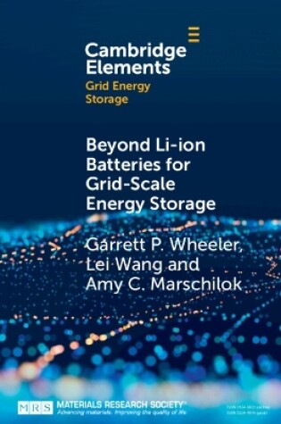 Cover of Beyond Li-ion Batteries for Grid-Scale Energy Storage