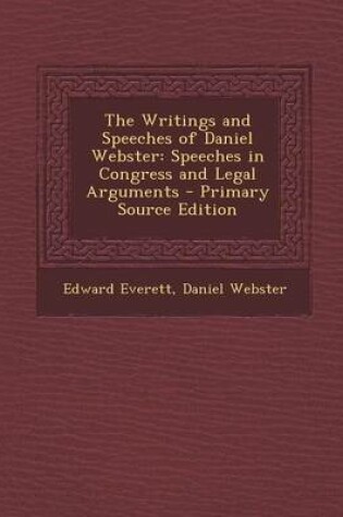 Cover of The Writings and Speeches of Daniel Webster