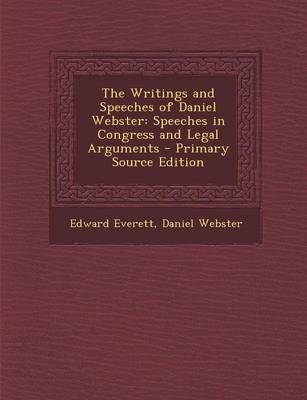 Book cover for The Writings and Speeches of Daniel Webster