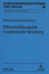 Book cover for Differente Bildungsorte in Systemischer Vernetzung