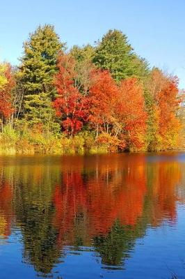 Cover of Autumn 2019 Weekly Planner Fall Lake Foliage Reflection 134 Pages