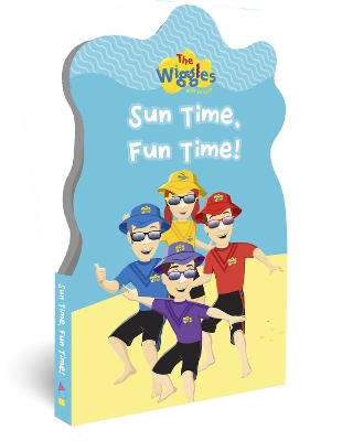Book cover for The Wiggles: Sun Time Fun Time Shaped Board Book