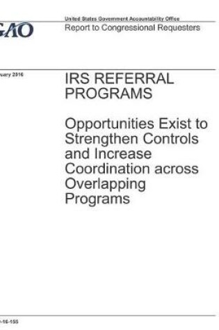 Cover of IRS Referral Programs