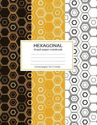 Book cover for Hexagonal Graph Paper Notebook