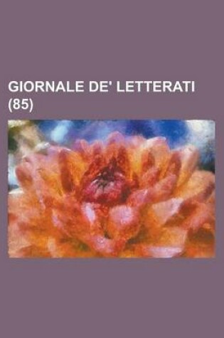 Cover of Giornale de' Letterati (85)