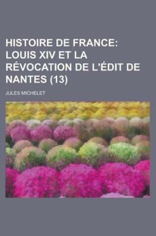Cover of Histoire de France (13)