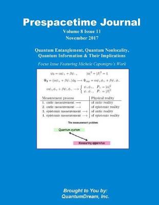 Book cover for Prespacetime Journal Volume 8 Issue 11