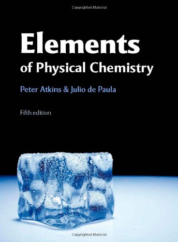 Book cover for Solutions Manual for Elements of Physical Chemistry