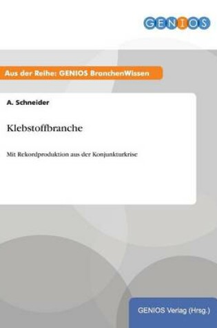 Cover of Klebstoffbranche