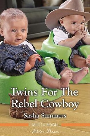 Cover of Twins For The Rebel Cowboy