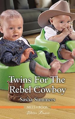 Book cover for Twins For The Rebel Cowboy