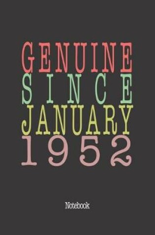 Cover of Genuine Since January 1952