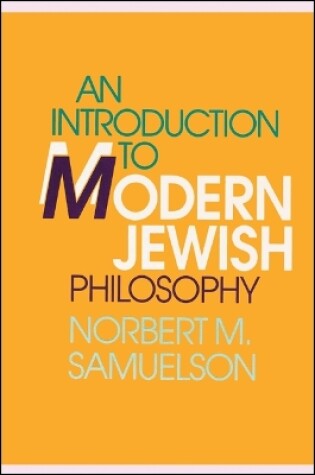 Cover of An Introduction to Modern Jewish Philosophy