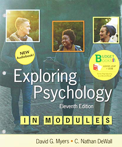 Book cover for Loose-Leaf Version for Exploring Psychology in Modules