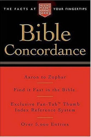 Cover of Pocket Bible Concordance