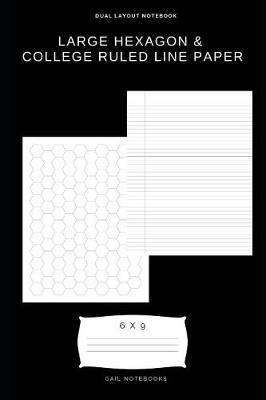 Cover of Large hexagon & college ruled line paper