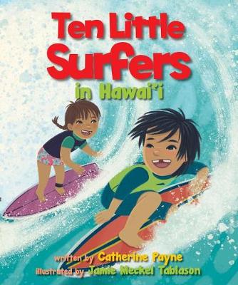 Book cover for 10 Little Surfers in Hawaii