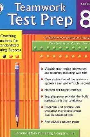 Cover of Teamwork Test Prep Grade 8 Math