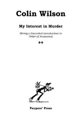 Book cover for My Interest in Murder