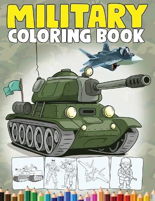 Book cover for Military Coloring Book