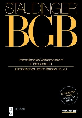 Book cover for Internationales Verfahrensrecht in Ehesachen I