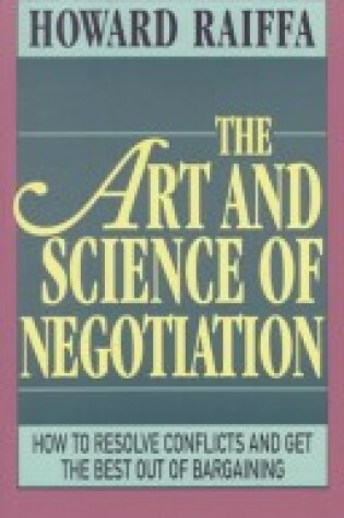 Cover of Art and Science of Negotiation