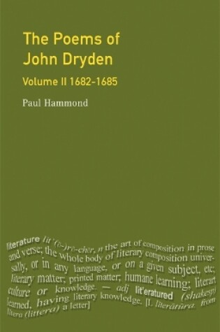 Cover of The Poems of John Dryden: Volume 2