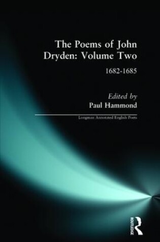 Cover of The Poems of John Dryden: Volume 2