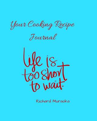 Book cover for your cooking recipe journal