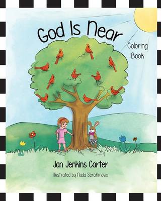 Book cover for God Is Near Coloring Book