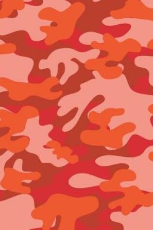 Cover of Camouflage Red Notebook - 5x5 Graph Paper