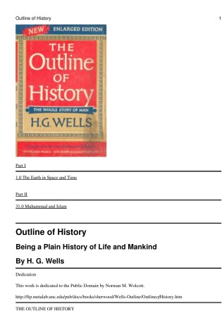 Cover of Outline of History