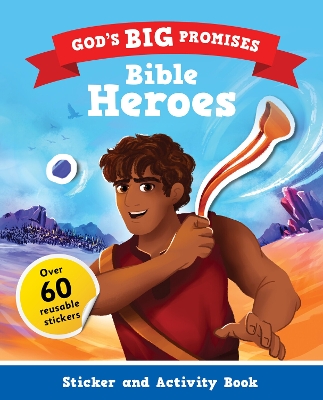 Book cover for God's Big Promises Bible Heroes Sticker and Activity Book