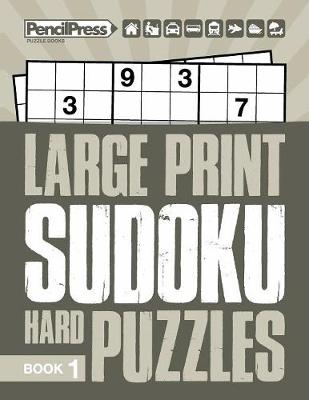 Book cover for Large Print Hard Puzzles Book 1