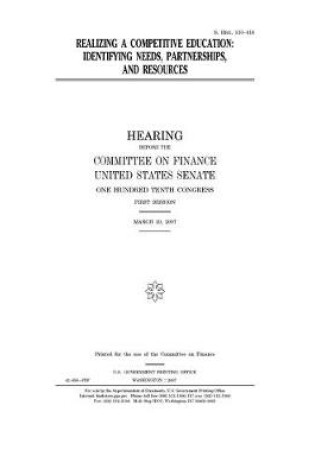 Cover of Realizing a competitive education