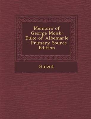 Book cover for Memoirs of George Monk