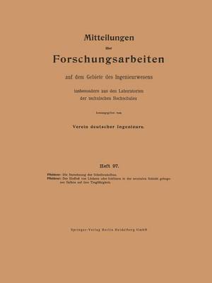 Book cover for Die Berechnung Der Scheibenkolben. Der Einfluss Von Loechern Oder Schlitzen in Der Neutralen Schicht Gebogener Balken Auf Ihre Tragfahigkeit