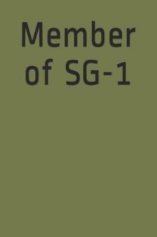 Cover of Member of Sg-1