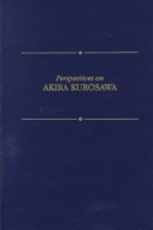 Cover of Perspectives on Akira Zurosawa