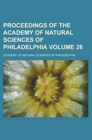 Cover of Proceedings of the Academy of Natural Sciences of Philadelphia (59)